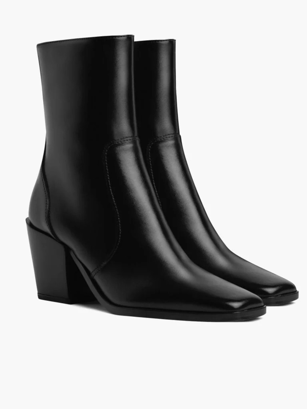 Thursday Boot Company Women’s Soho Zip Black Leather Boots size 9